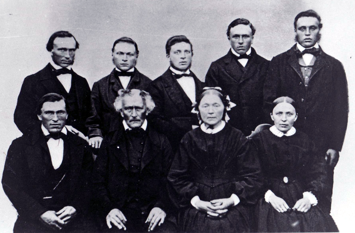 Familien Strøm på Havn.