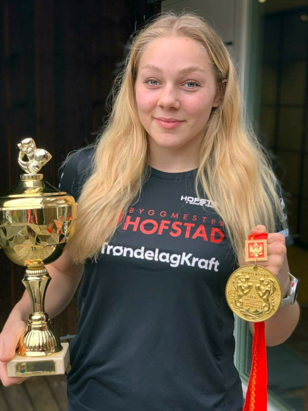 Verdensmester i boksing Sunniva Hofstad