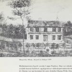 Margrethes Minde. Akvarell av Dalager fra 1819.