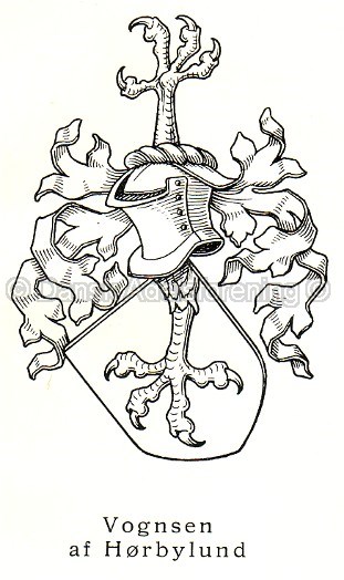 Våpenskjold Vognsen af Hørbylund